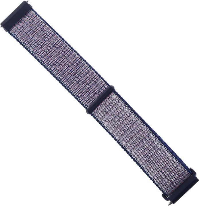 Produktbild Cover-Discount Fitbit Versa - Nylon Armband mit Klettverschluss blau (Nylon)