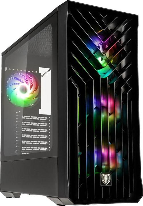 Kolink Unity Cascade ARGB Midi-Tower Case - noir (E-ATX, Mini-ITX, ATX, mATX)