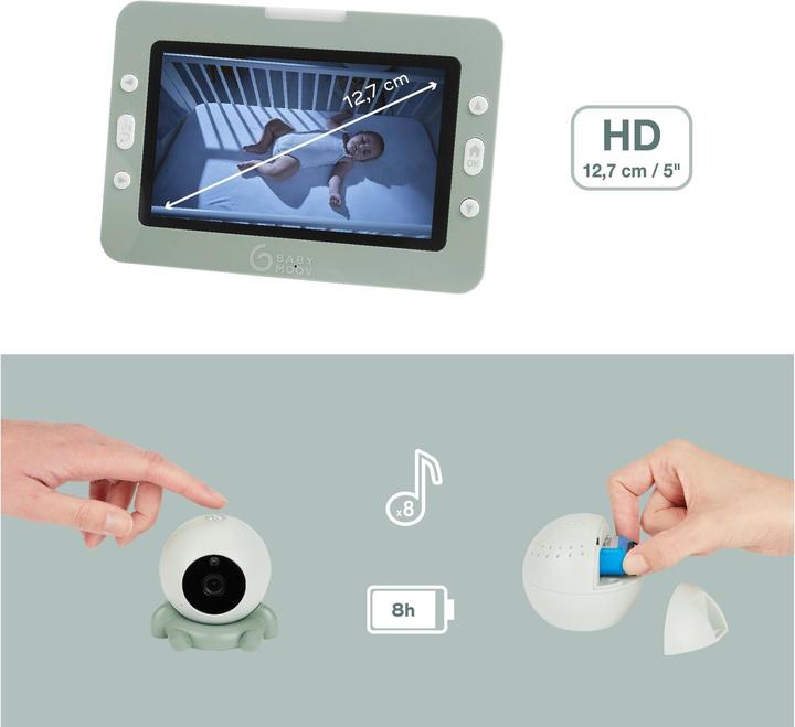 Actual product image Babymoov Yoo Go + HD (Video & Audio, 300 m)