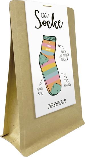Produktbild Geschenksocken Coole Socke - Kleine Auszeit - Grösse 36-40 - von (36 - 40)