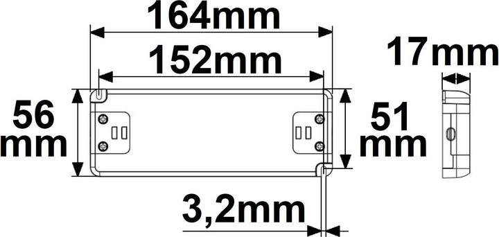 Produktbild Isoled LED Trafo 48V/DC, 0-100W, ultraflach, SELV