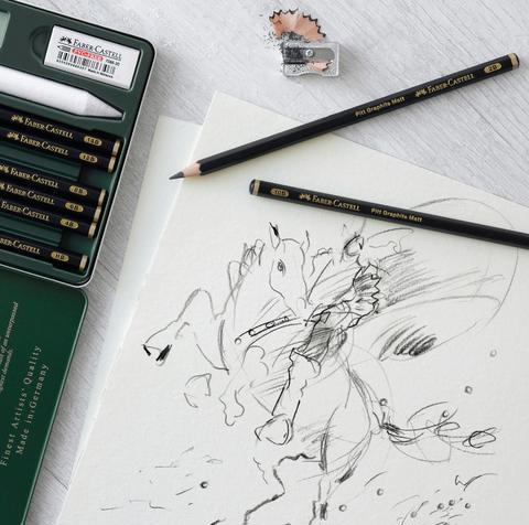 Image du produit Faber-Castell Crayon Graphite Set Graphite (2 mm, B, HB, 11 x)
