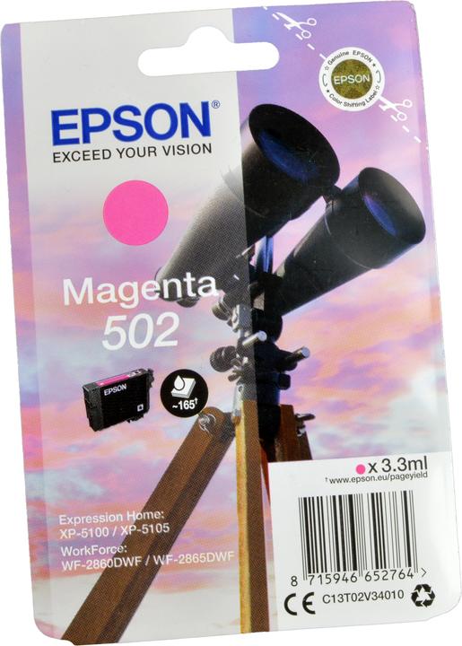 Immagine prodotto Epson Inchiostro/502 binoculare MG SEC (M)