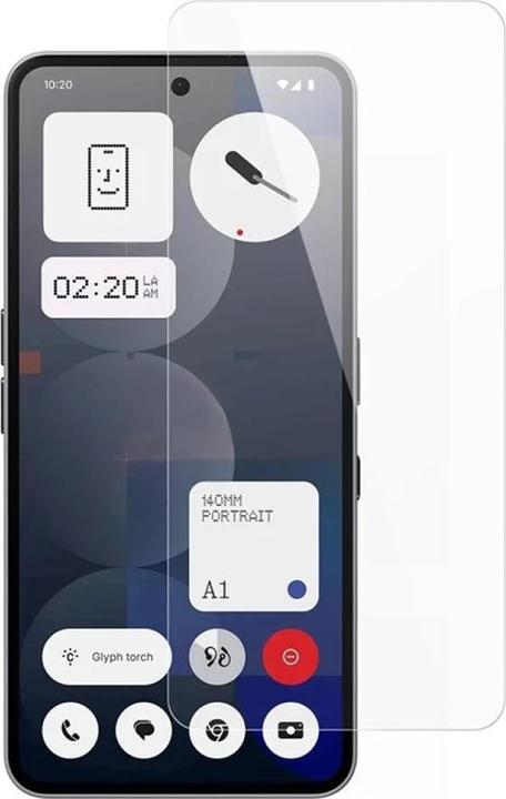 Image du produit Screenguard Film de protection en verre blindé Case Friendly Design (1 pièce(s), Nothing Phone (3a) Pro)