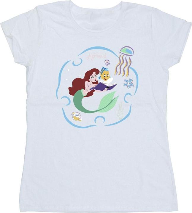 Immagine prodotto Disney The Little Mermaid Reading A Book Maglietta Donna (L)