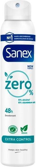 Immagine prodotto Sanex Zero Extra-Control Deodorant Spray 200ml (Getto vaporizzato, 200 ml)