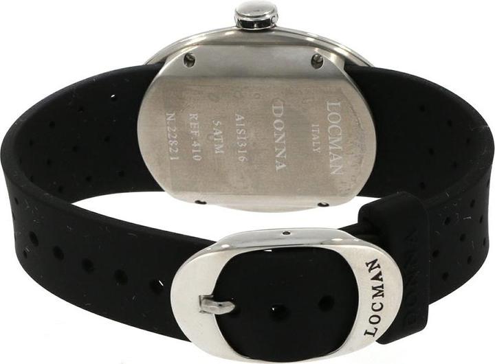 Produktbild Locman Italy Damenuhr Donna schwarz Ref. 0410 (Analoguhr, 34.50 mm)