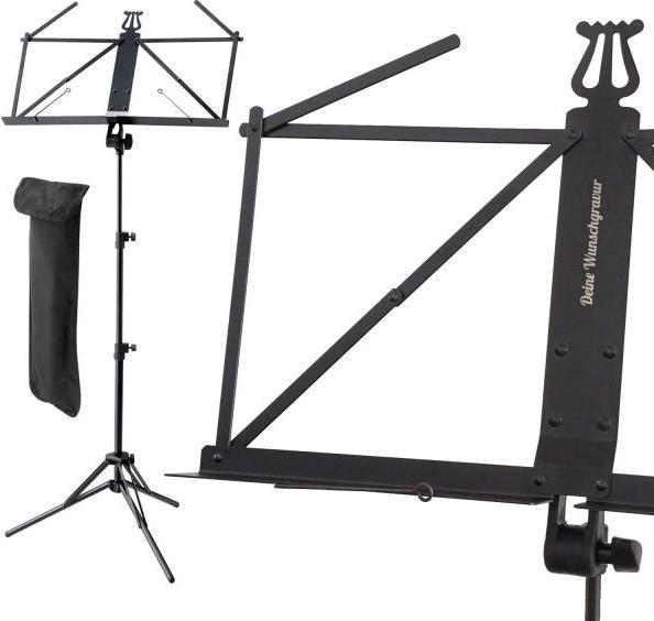 Actual product image Ruka 37855 Aluminium-Notenständer mit personalisierter Gravur