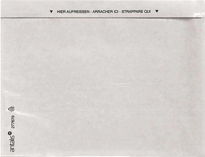 Image du produit Antalis Enveloppe pour documents C5 sans impression, 1000 pièces, transparente (C5)
