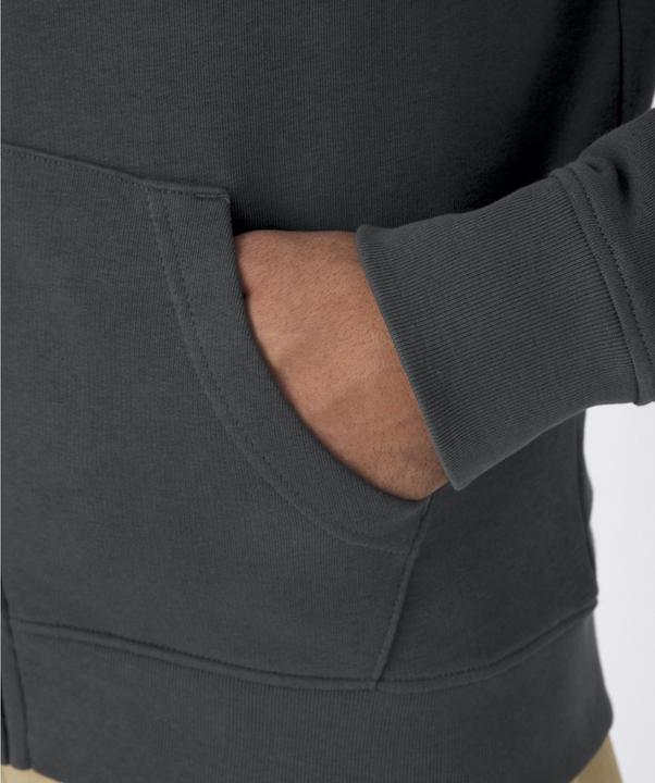 Immagine prodotto B&C Felpa con cappuccio biologica con cerniera (3XL)