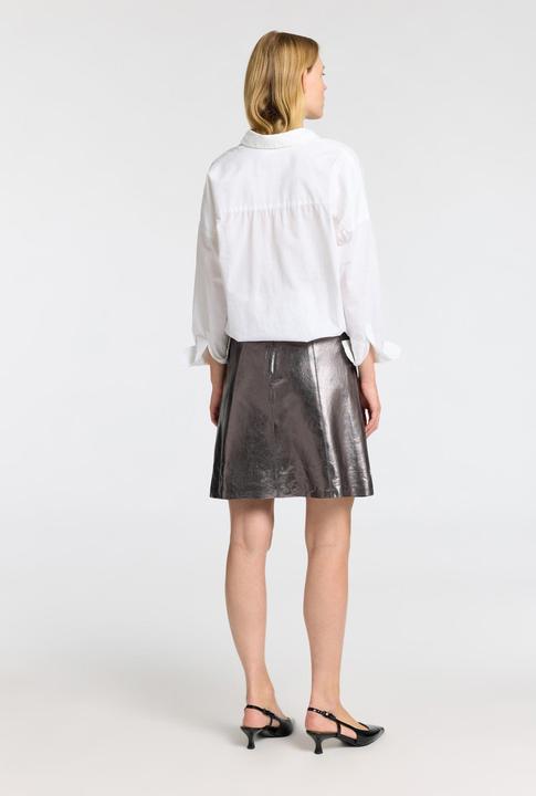 Image du produit Selected Femme Metallic Lederminirock (36)