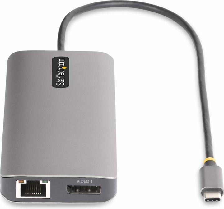 Actual product image StarTech COM Three Monitor USB-C Multiport Adapter 2x 4K 60Hz + 4K 30Hz HDMI & DP 4x USB-A 100W GbE L (USB-C, 4 Ports)