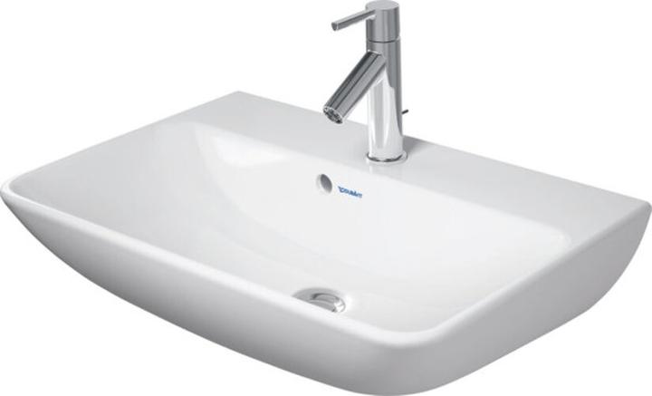 Produktbild Duravit Waschtisch ME by Starck compact m ÜL m HLB 600x400mm 1 Hahnloch weiss (400 mm, 600 mm)