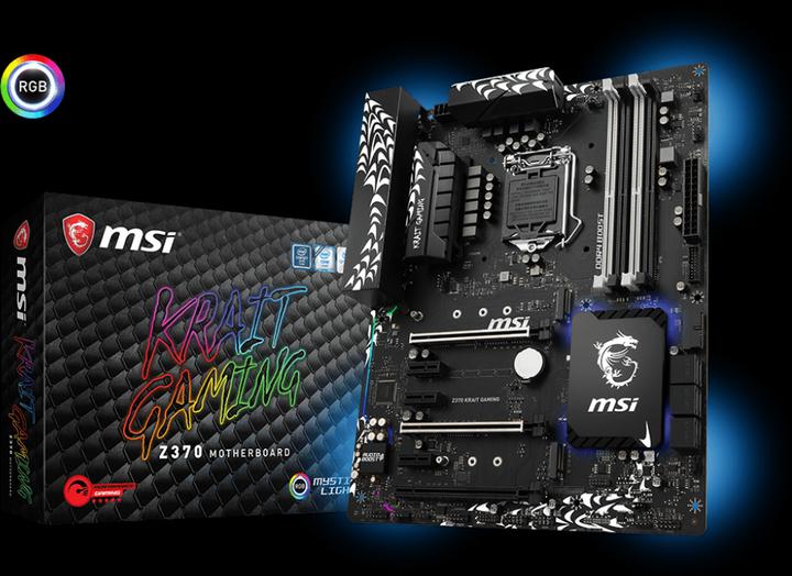 Produktbild MSI Z370 Krait Gaming (LGA 1151, Intel Z370, ATX)