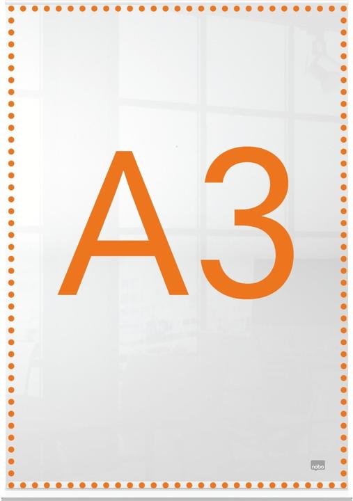Actual product image Nobo Freestanding Poster Frame Premium Plus Acrylic (297 x 420 mm)