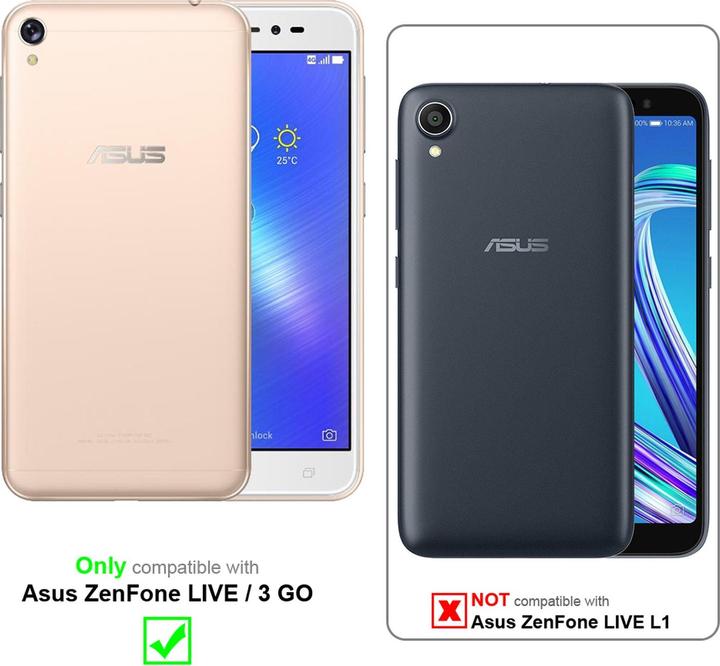 Productafbeelding Cadorabo Glas ter bescherming van het scherm (1 Stuk, Asus ZenFone Live ZB501KL, Asus Zenfone 3 Go)