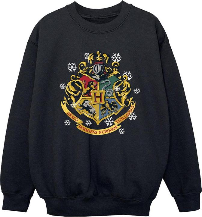 Actual product image Boys Christmas Crest Sweatshirt (116)