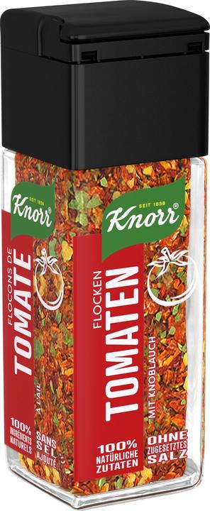 Knorr 100% Natürlich Gewürzflocken Tomate, Gewürz Streuer zum Würzen von Tomatensuppen & Tomatensaucen (35 g)