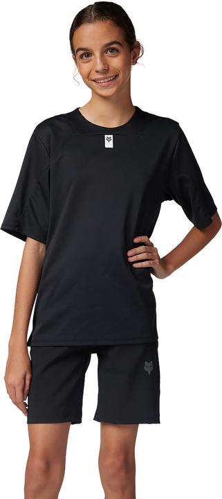Actual product image Fox Jersey 24 Yth Defend Ss Blk (128, 134)