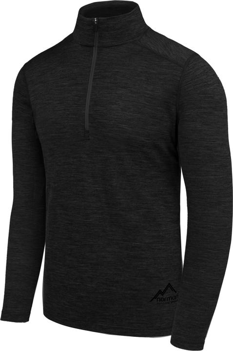 Actual product image Normani Herren Merino Langarm mit 1/4 Zipper Canberra (3XL)