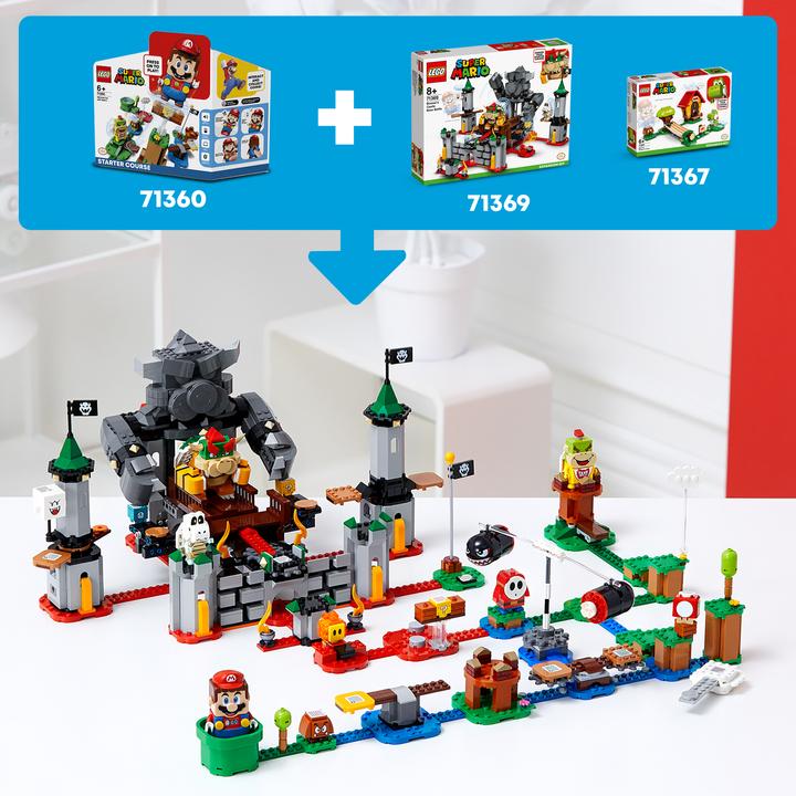 Immagine prodotto LEGO Set di estensione della fortezza di Bowsers (71369, LEGO Super Mario)
