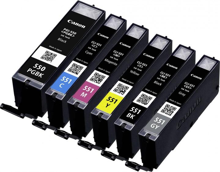 Produktbild Canon Cli-551/Pgi-550 (M, C, PGBK, BK, GY, Y)