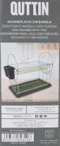 Produktbild Quttin Abtropfgestell mit Tablett 50x235x33 confortime