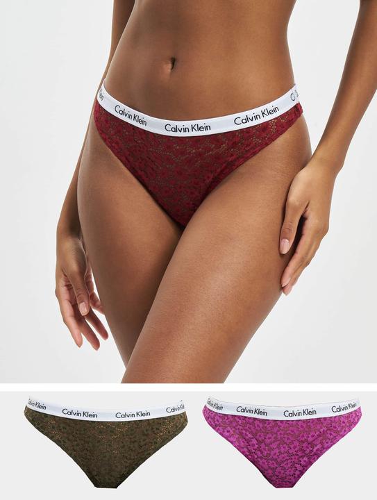 Image du produit Calvin Klein Sous-vêtements Femme Brésilien 3Pk, Intense Plum/RED Carpet/Olive, S (S, Lot de 3)