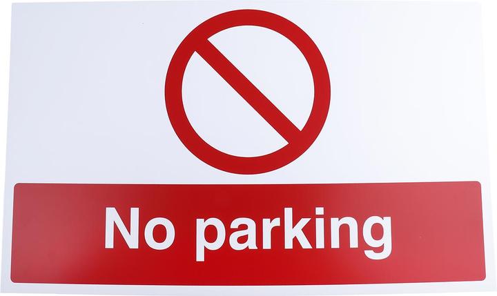 Immagine prodotto Rs Pro Cartello di divieto, inglese, Parken verboten, No Parking, 300 mm x 500mm