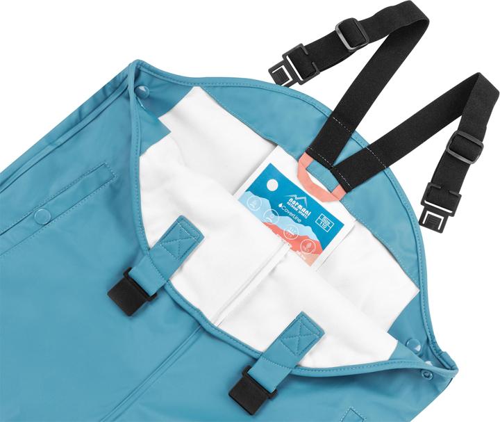 Actual product image Normani Children's rain trousers with braces "Skjolden" - 9251 (116)
