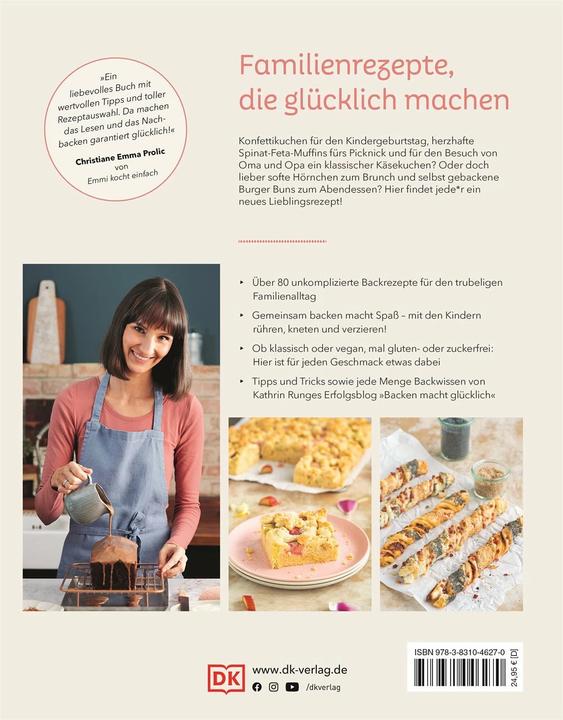 Produktbild Backen macht glücklich (Deutsch, Kathrin Runge, 2023)