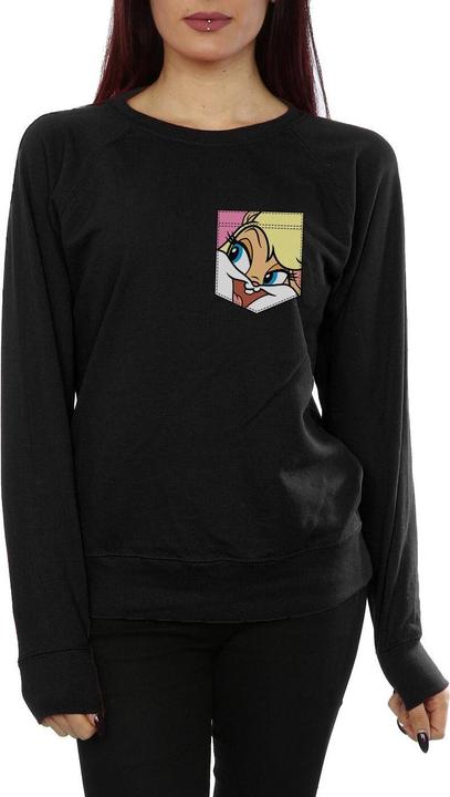 Produktbild Looney Tunes Lola Bunny Face Faux Pocket Sweatshirt (L)