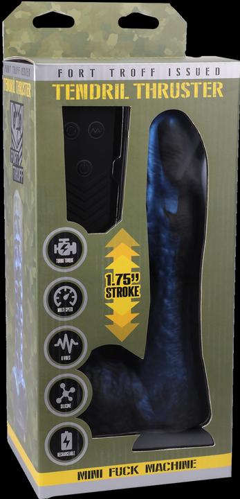 Fort Troff Tendril Thruster - Mini Fuck Machine + Remote/Black