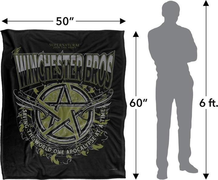 Image du produit Supernatural - Couverture WINCHESTER BROS (152 x 127 cm)