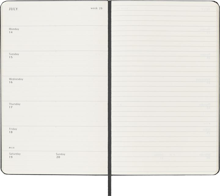 Image du produit Moleskine Calendrier de notes (A5, Anglais)