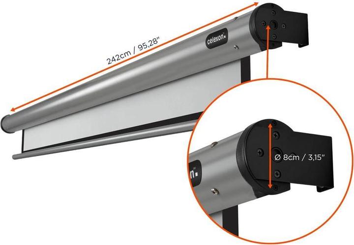 Actual product image Celexon Motor Home Cinema, Canvas, 16:9 (99.61", 16:9)