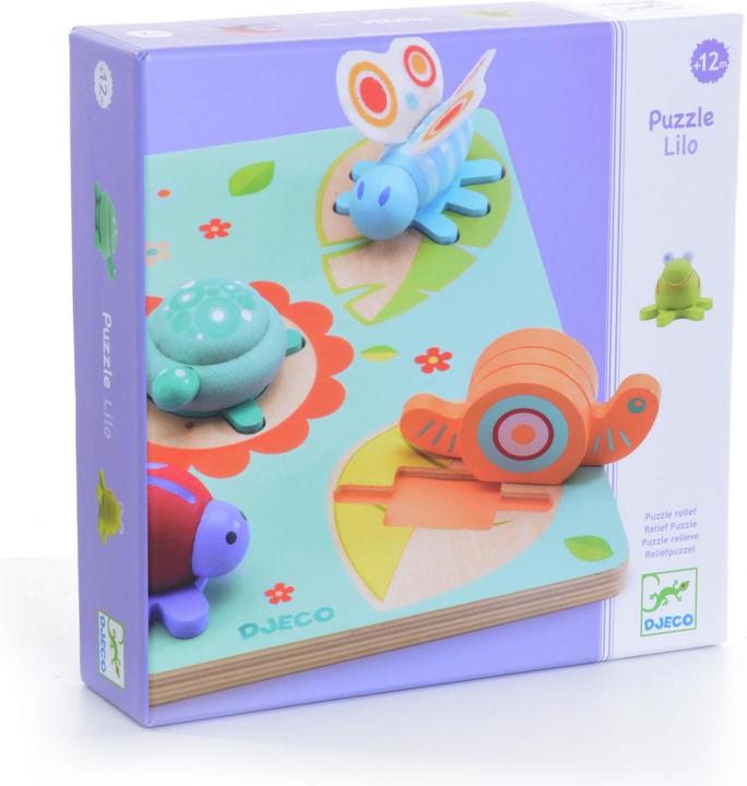 Image du produit Djeco Puzzle en bois Lilo (5 pièces)