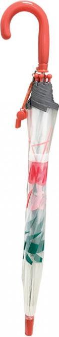 Produktbild Smati Regenschirm für Kinder, transparent, Glocke, fluoreszierender Rand, Flamingo, one size