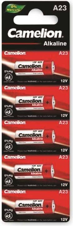Actual product image Camelion LR23 Special battery 23 A Alk (5 pcs., A23, 55 mAh)