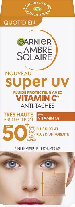 Actual product image Garnier Ambre Solaire Super UV (Sun lotion, SPF 50+, 40 ml, 63 g)