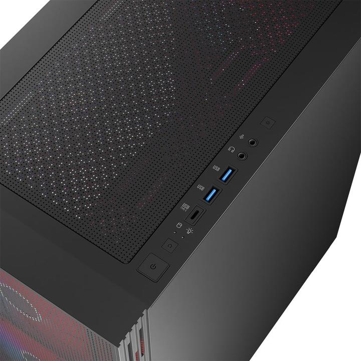 Image du produit Modecom Étui SIROCO ARGB FLOW MIDI USB 3.+TYPE-C (mATX, Mini-ITX)