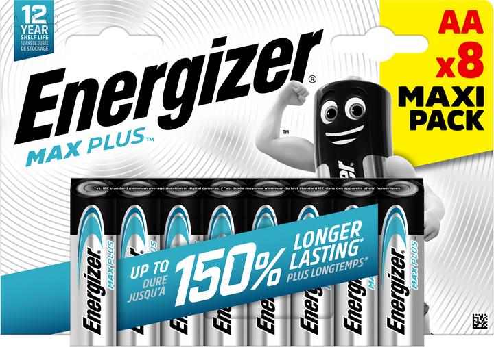 Actual product image Energizer Max Plus AA battery (8 pcs., AA, 2800 mAh)