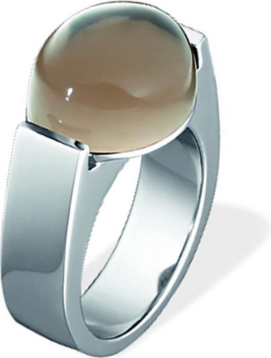 Produktbild Xen Ring mit 15x12 mm grossen Rauchquarz (48)
