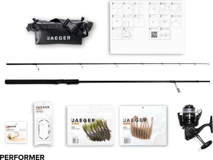 Image du produit Jaeger Kit Perch Go (Canne à lancer, 204 cm)