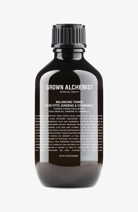 Immagine prodotto Grown Alchemist GROWN Beauty - Tonico equilibrante: rosa, ginseng e camomilla (Panni pulizia, 200 ml)