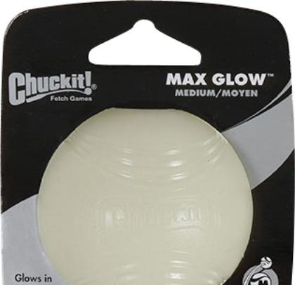 Actual product image Chuckit! Luminescent ball (Ball toy dog)