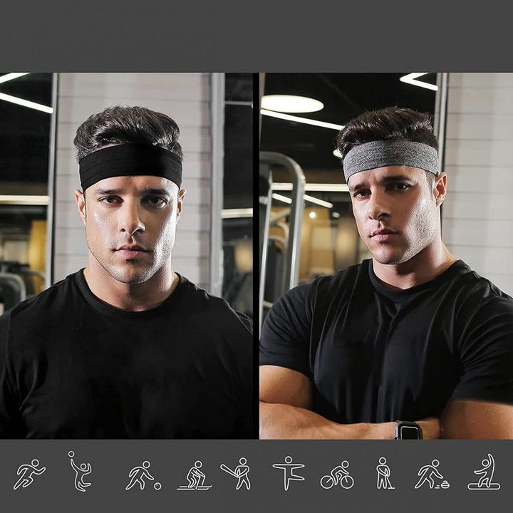 Image du produit Hurtel Bandeau élastique en tissu pour la course à pied fitness orange