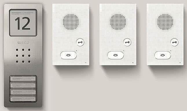 Produktbild Siedle Audio-Set Set CAB 850-3 E/W Basic Edelstahl gebürstet