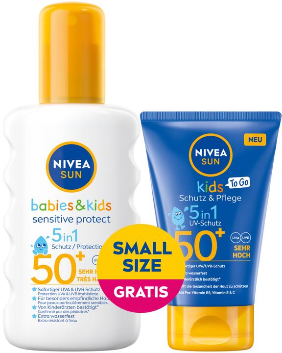 NIVEA Kids Sensitive Spray (Sonnenspray, SPF 50+, 250 ml)