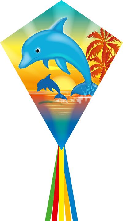 Invento Aquilone per bambini Eddy Dolphin Sunset